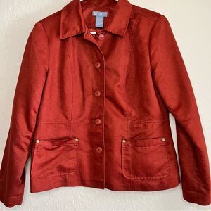 KORET faux suede blazer/jacket ⭐️ lightweight ⭐️ Size 8